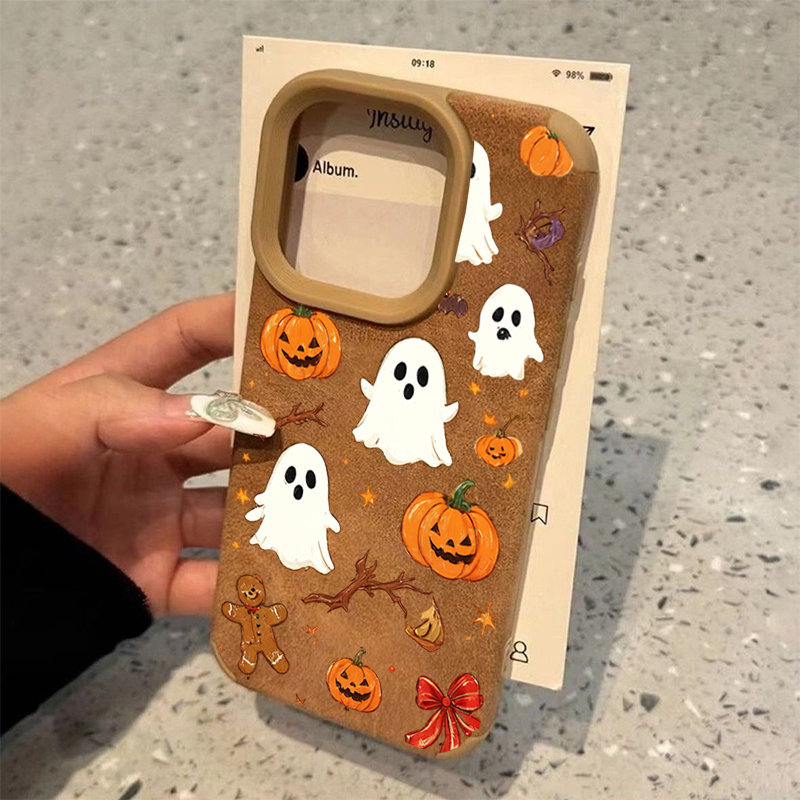 Halloween Cute Pumpkin Ghost P - Phone Cases Cute Iphone 13 评论和价格