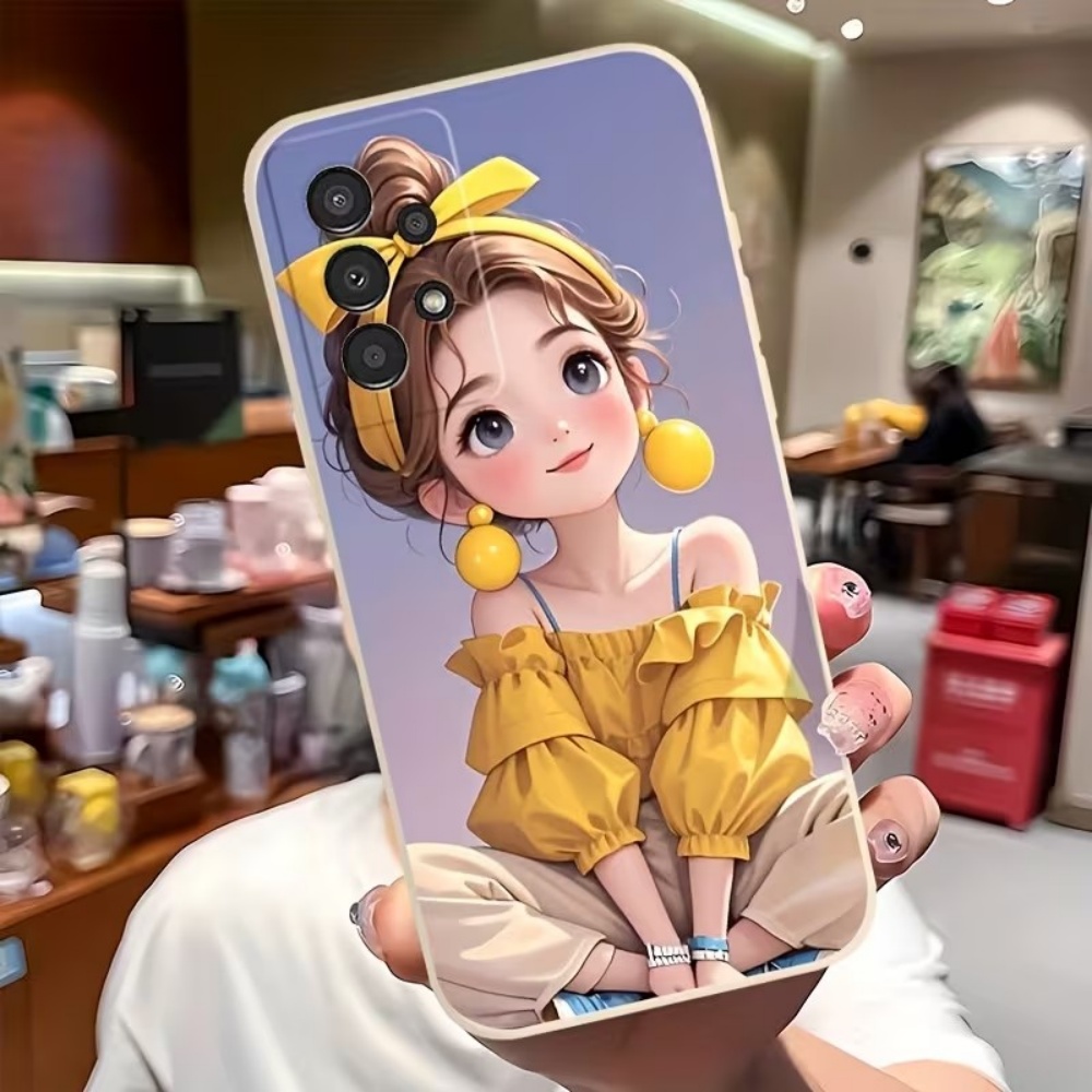 Cute Cartoon Girl Pattern Desi - Phone Cases Girls 评论和价格