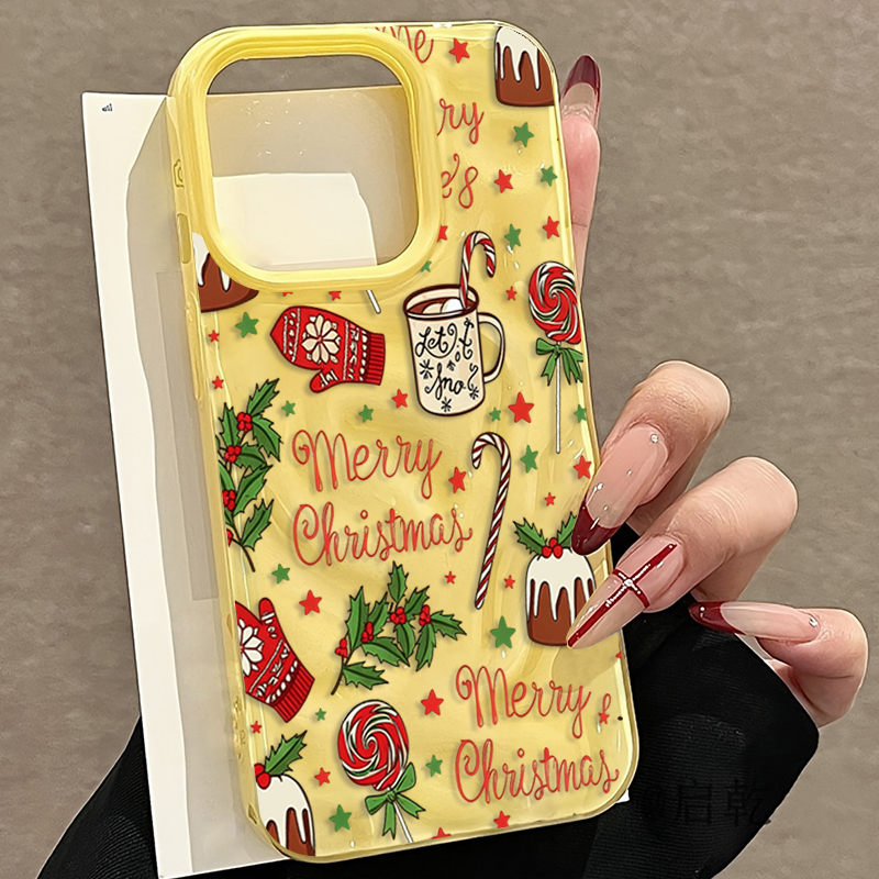 Cute Festive Christmas Pattern - Phone Cases Cute Iphone 13 评论和价格