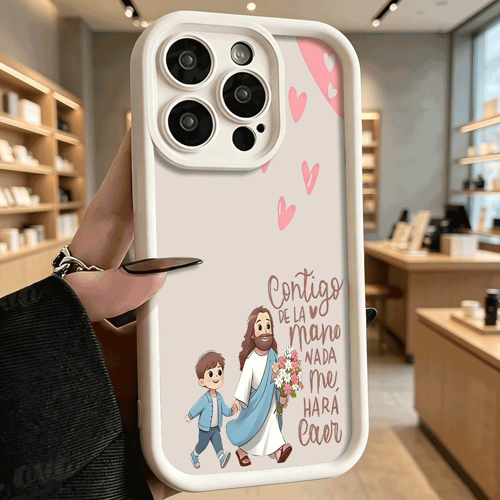 Jesus and Child Soft TPU Phone - Phone Cases Jesus 评论和价格