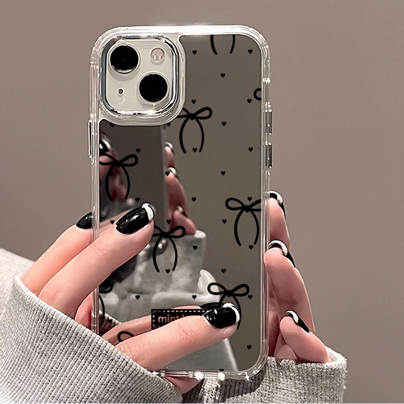 Cute Pink Black Bow Pattern Mi - Phone Cases Cute Iphone 13 评论和价格