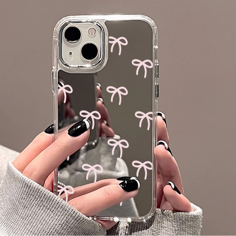 Cute Pink Black Bow Pattern Mi - Phone Cases Cute Iphone 13 评论和价格