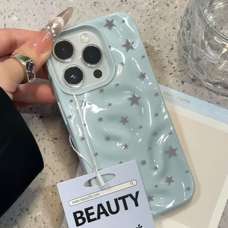 Minimalist Cute Star Wave Text - Phone Cases Cute Iphone 13 评论和价格