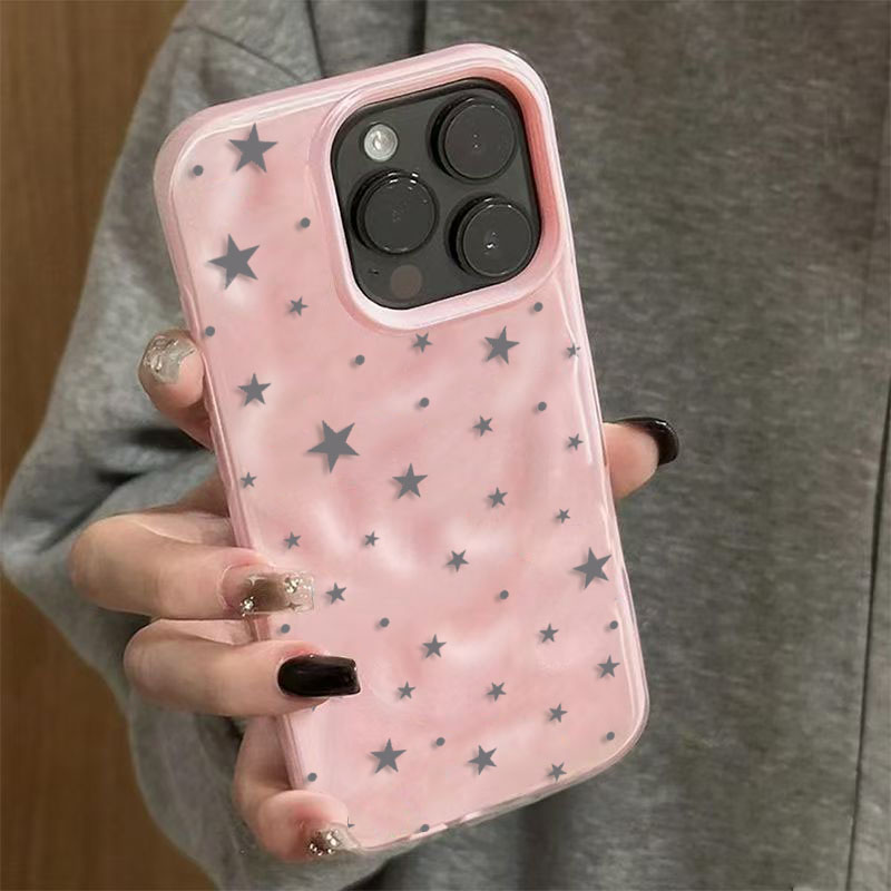 Minimalist Cute Star Wave Text - Phone Cases Cute Iphone 13 评论和价格