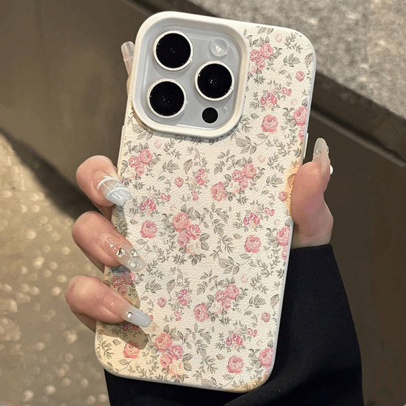 Adorable Girl Floral White Cla - Phone Cases Girls 评论和价格