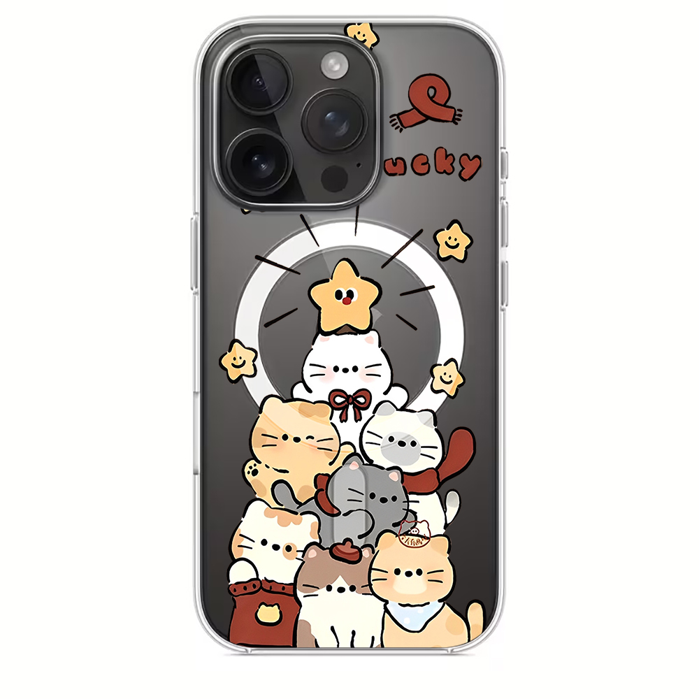 Cute Cartoon Kitten Print Comp - Phone Cases Cute Iphone 13 评论和价格