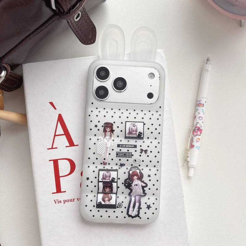 Japanese Y2K Cute Bunny Ear Ph - Phone Cases Girls 评论和价格
