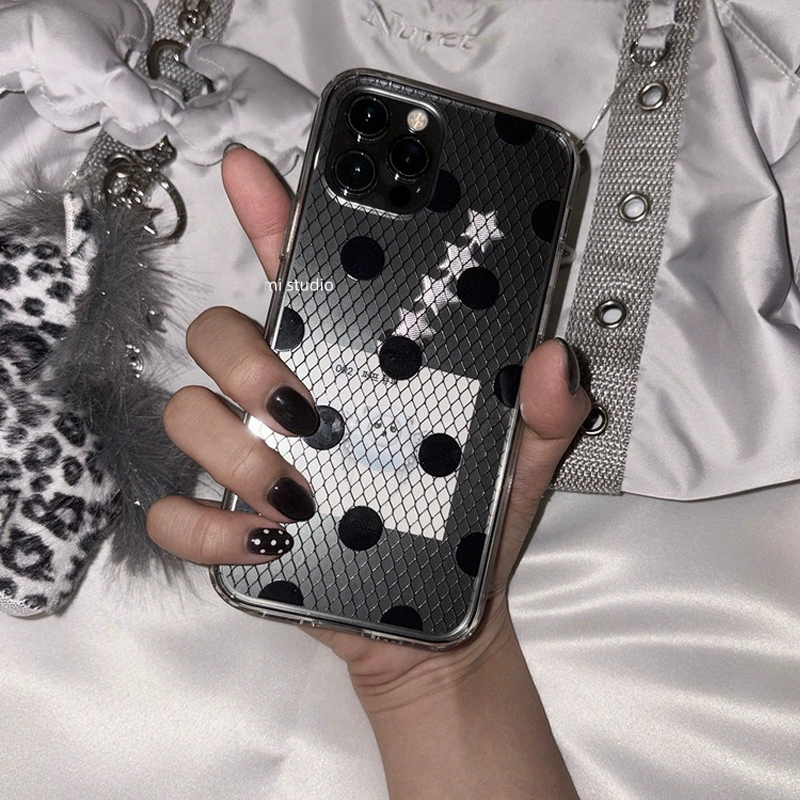 Ins Sexy Girl Wave Point Lace  - Phone Cases Girls 评论和价格