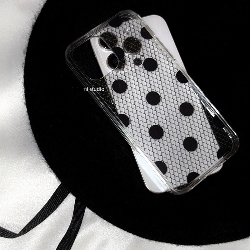 Ins Sexy Girl Wave Point Lace  - Phone Cases Girls 评论和价格