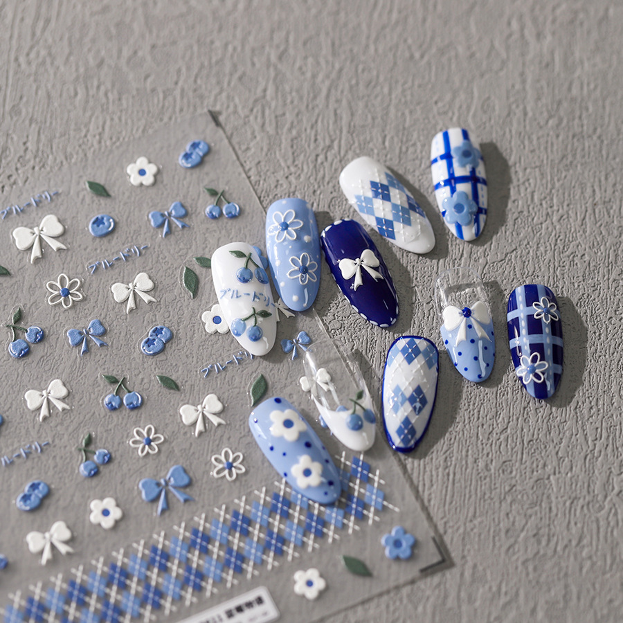 1Pc 3D Nail Art Stickers Littl - Phone Cases Europe 评论和价格